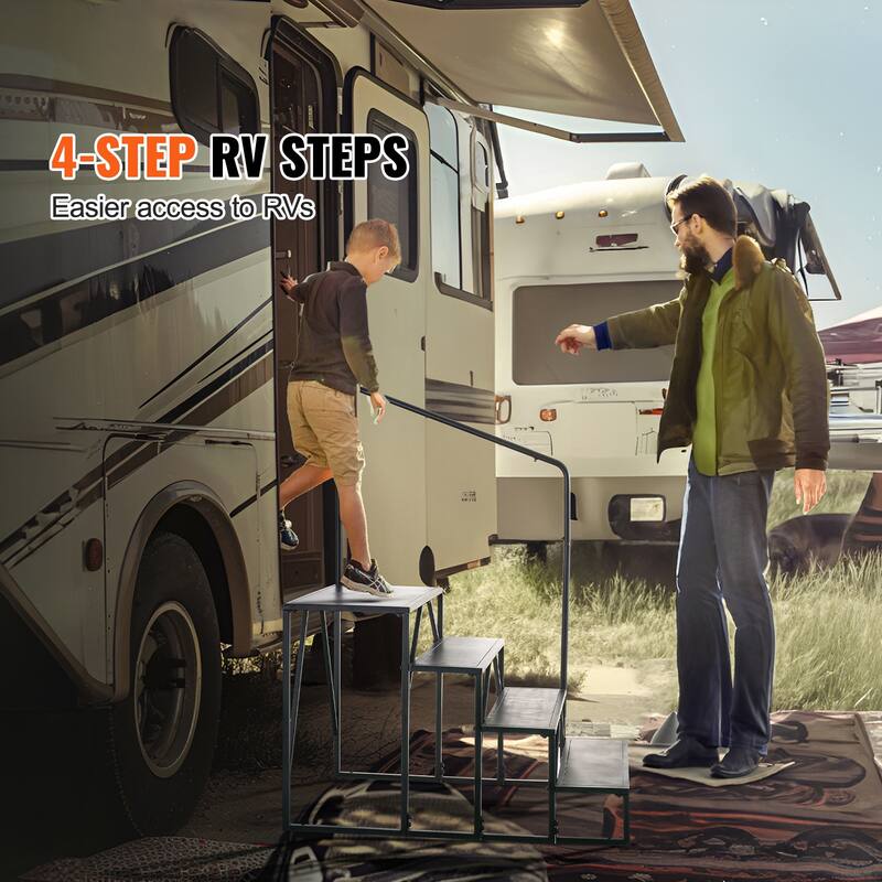 RV Steps for Safe Entry and Exit, RV, Trailer, Camper Steps
