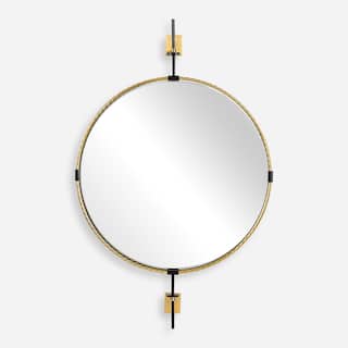 Uttermost Guardrail Round Mirror