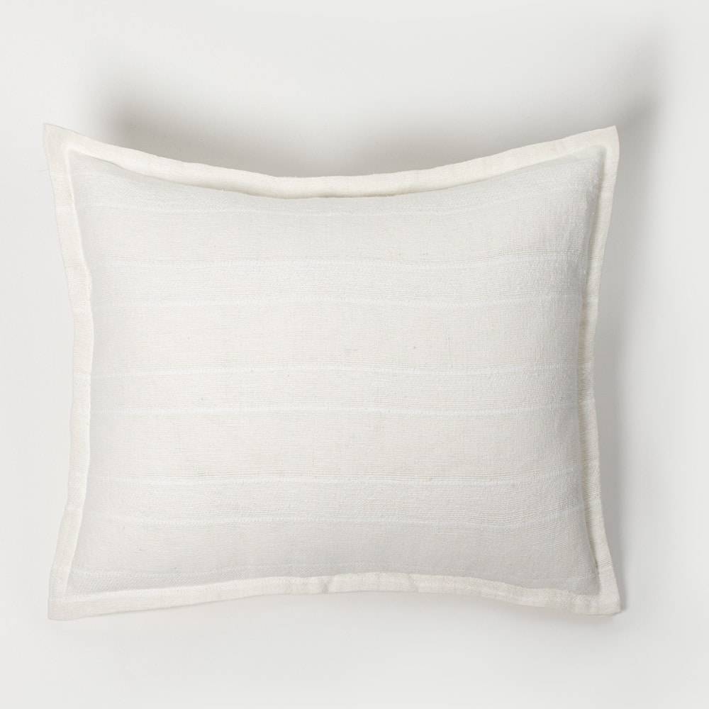 Rugby Sham, White, Standard