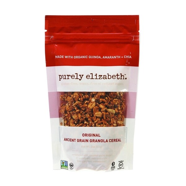 Purely Elizabeth Ancient Grain Granola Cereal - Original - 2 oz - Case of 8