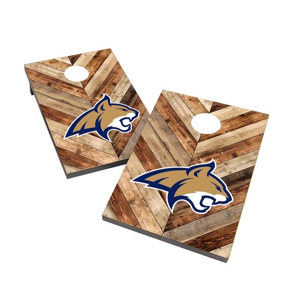 slide 2 of 6, Montana State University Fighting Bobcats 2x4 Cornhole Bag Toss