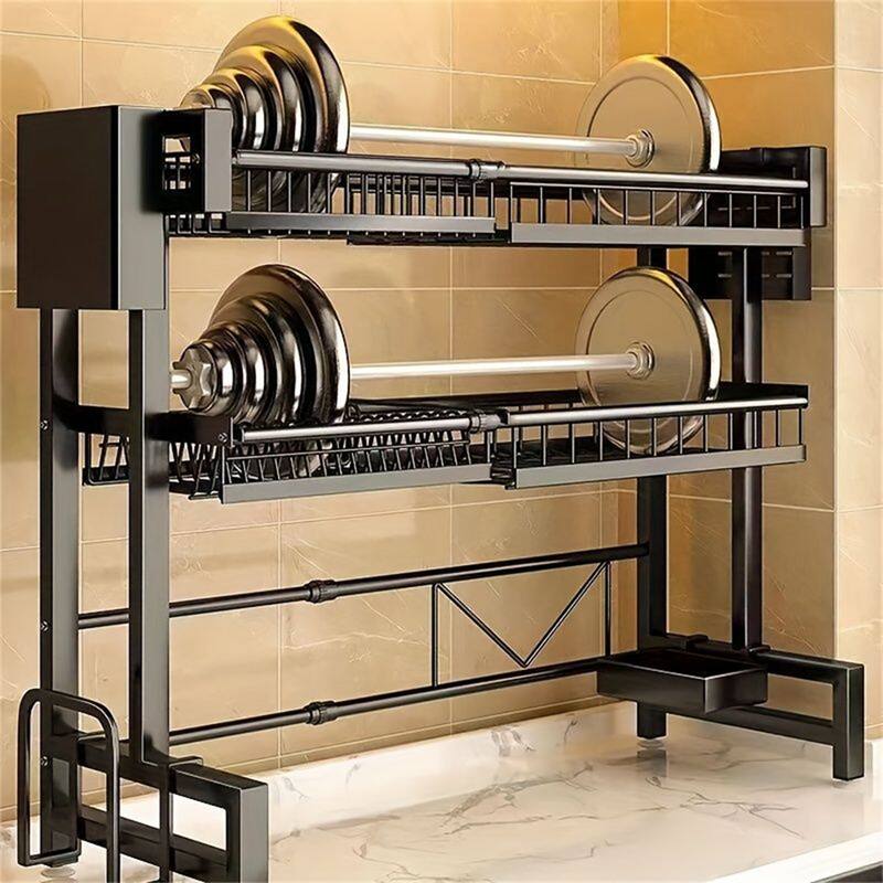 Retractable Dish Drain Rack