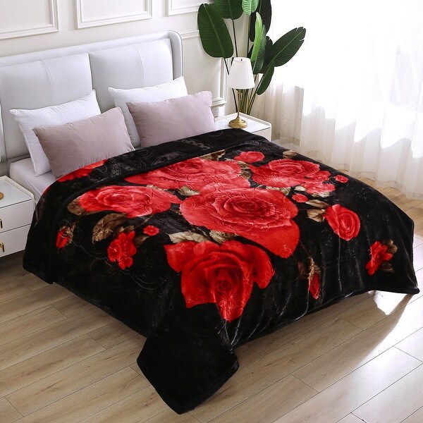 Raschel A&B Printed 2-ply Reversible Korean-style Plush