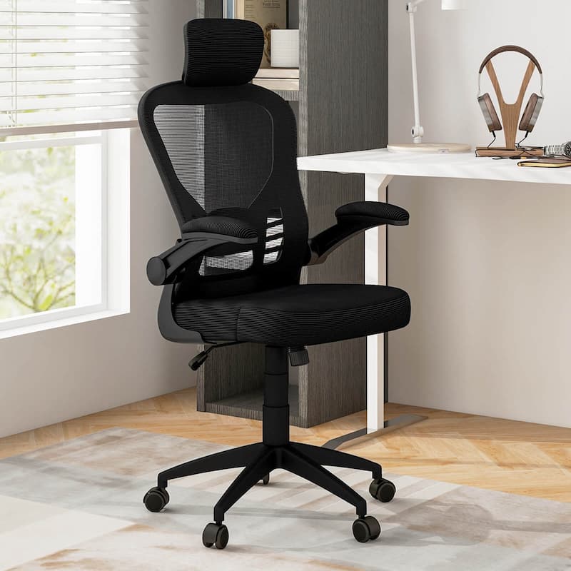 Costway Ergonomic Mesh Office Chair Executive Chair with Adjustable - See Details