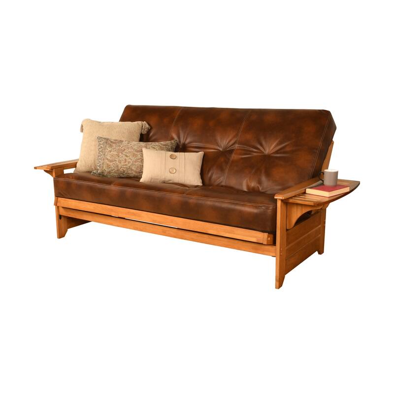 Somette Phoenix Butternut Futon Set with Mattress