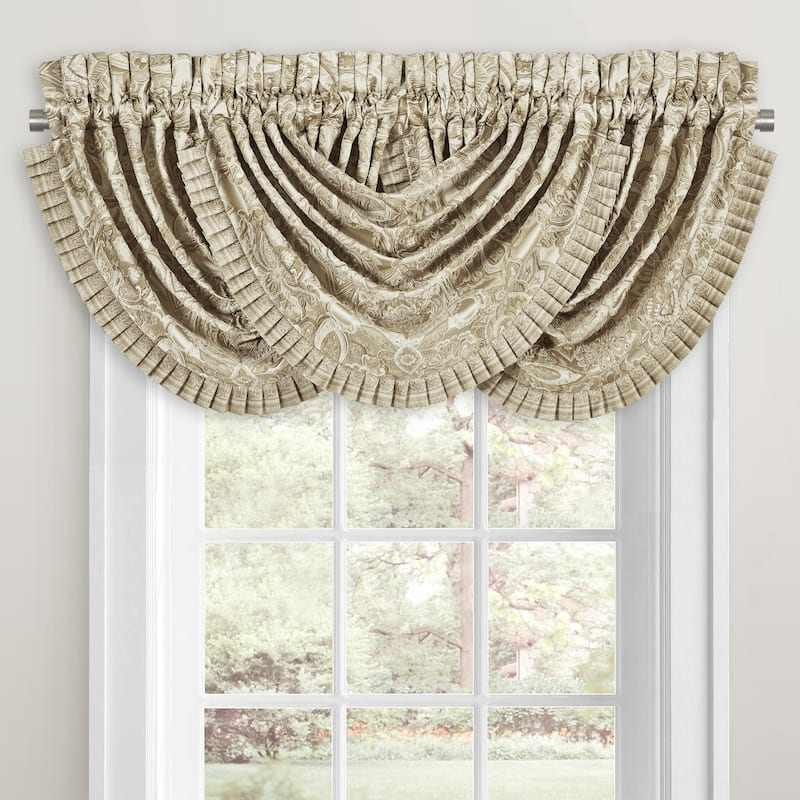 J. Queen New York Sandstone Window Waterfall Valance