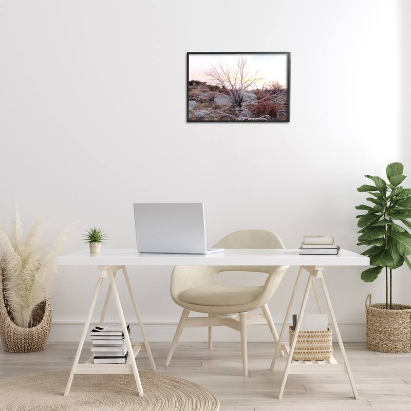 Stupell Rocky Foothills Terrain Framed Giclee Art Design By Gemma Bardot