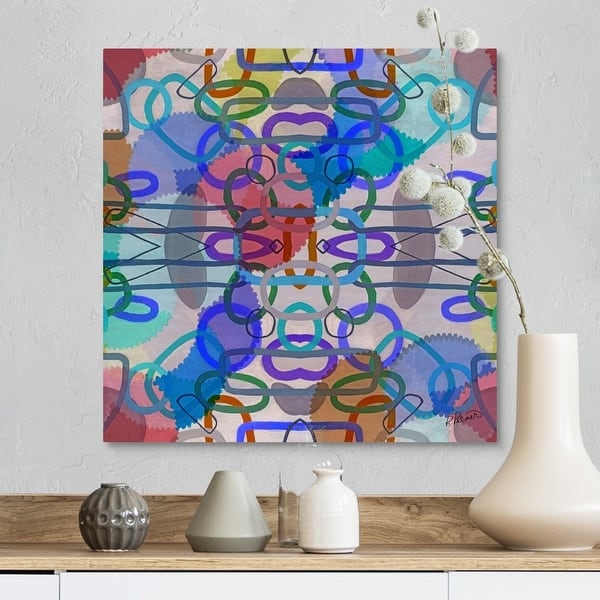 Shop Shapes And Circles Canvas Wall Art Overstock 30187248