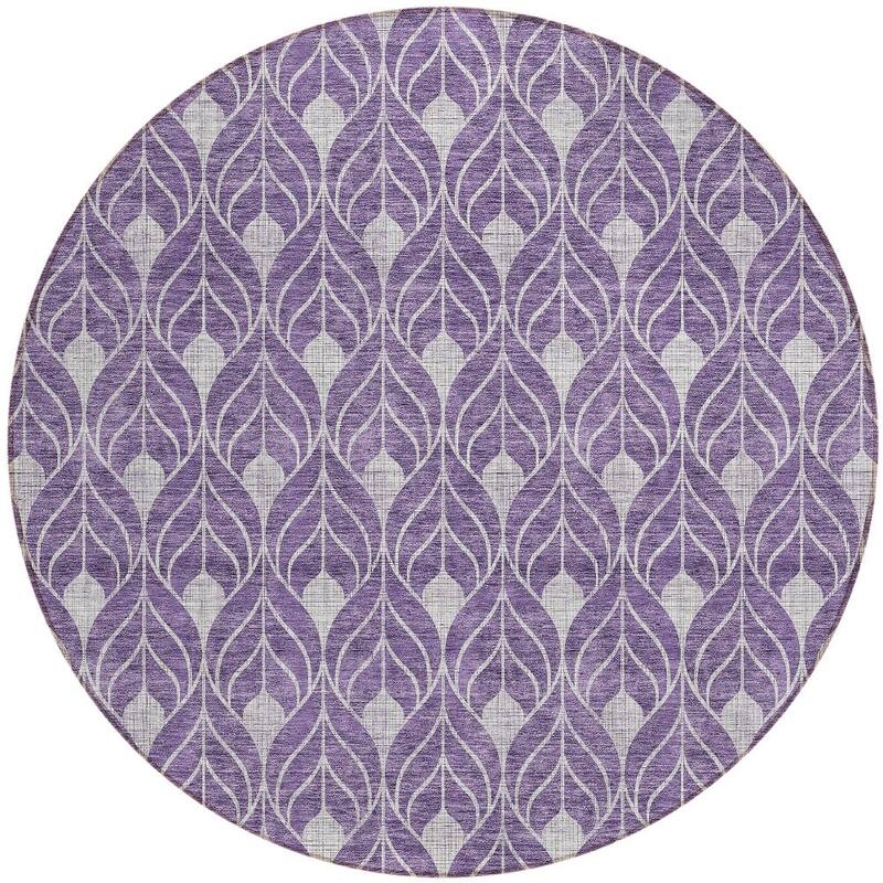 HomeRoots Geometric Transitional Rectangle Outdoor Rug
