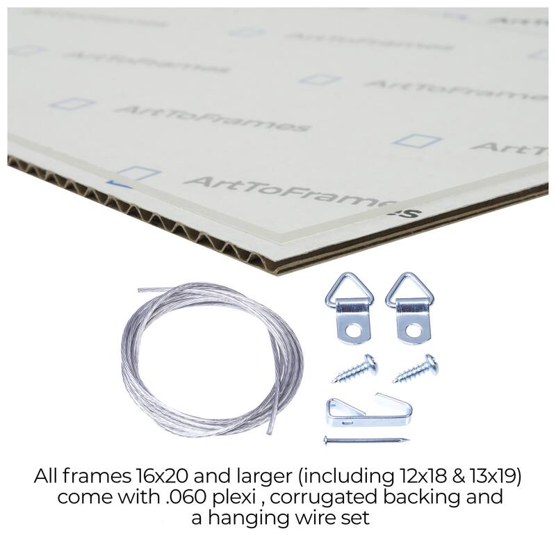 ArtToFrames Metro Modern 12x36 Inch Picture Frame, 1.25 Inch MDF Poster Frame Available in Multiple Colors (FRBW26-12x36)