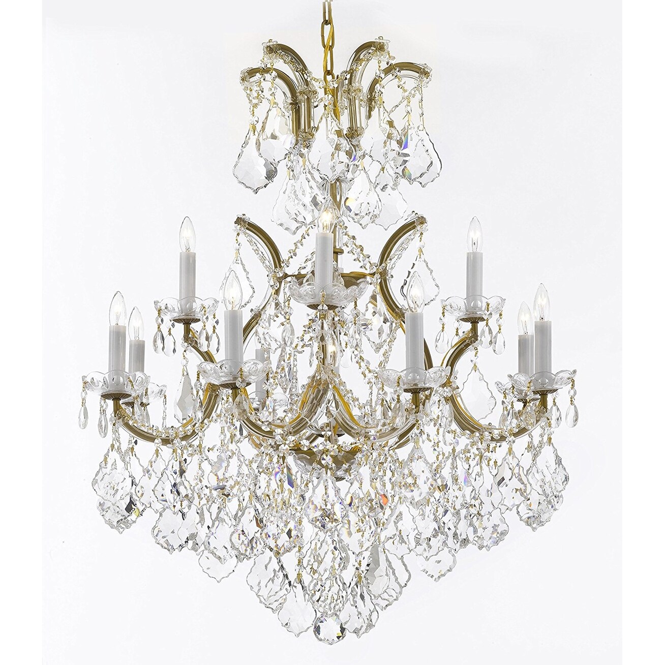 Shop Swarovski Crystal Trimmed Maria Theresa Chandelier Lights