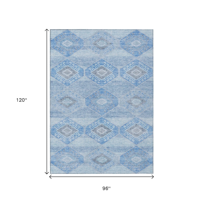 HomeRoots Aztec Transitional Rectangle Outdoor Rug