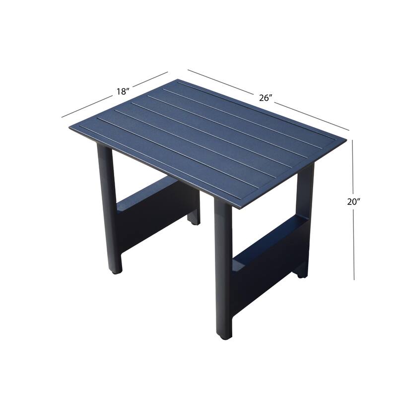 Abbyson Santorini Outdoor Side Table (Set of 2)