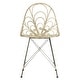 preview thumbnail 5 of 9, SAFAVIEH Madeline Rattan Dining Chair - White Washed - Set of 2 - 22.8" x 19.3" x 33.5" - 23"W x 19"D x 34"H