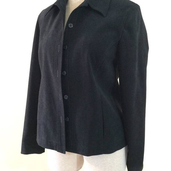 Shop Casual Corner Annex Blazer Womens 4 Petite Black Suit Jacket