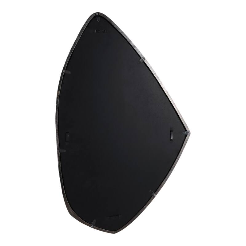 Metal Aluminum Wall Mirror Sculptural Modern Edge - 35" Bronze - 21.25" x 1" x 34.5"