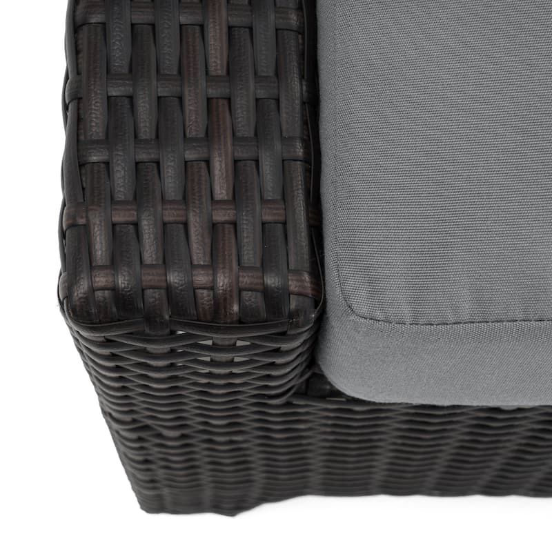 Deco 5 Piece Sunbrella Outdoor Patio Love & Club Seating Set