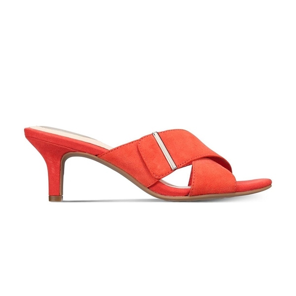 Alfani Womens Larrk Open Toe Casual Mule Sandals