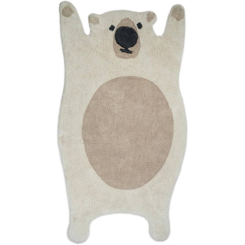 HomeRoots Juvenile/Youth Contemporary Novelty Area Rug - 48.00 in. x 25.00 in. x 0.30 in.