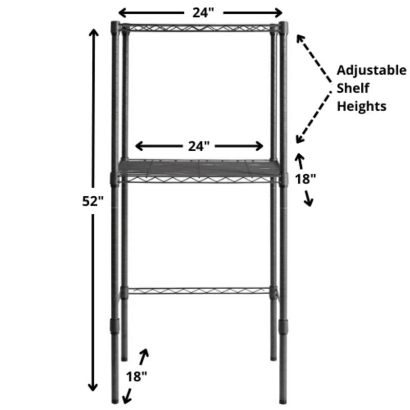 Mini Shelf Supreme - Suprima® Adjustable Shelving by DormCo - 52"H x 24"W x 18"D