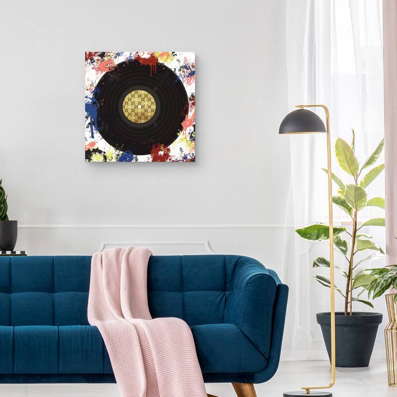 Designer Vinyl II by Design Lab Canvas Art Print