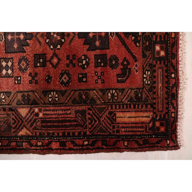 ECARPETGALLERY Hand-knotted Andelz Copper Wool Rug - 4'2 x 6'10