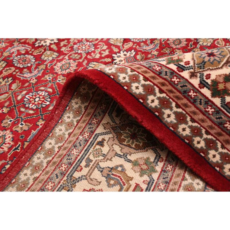 ECARPETGALLERY Hand-knotted Bijar Red Wool Rug - 5'5 x 8'1