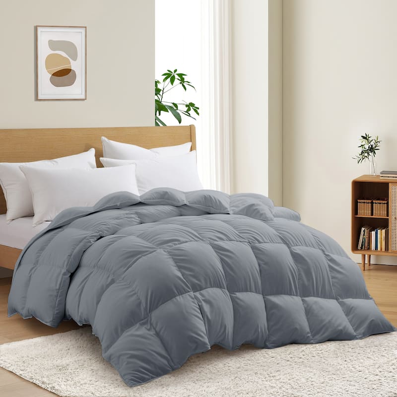 Lightweight Premium White Goose Down Comforter Duvet Insert for Summer