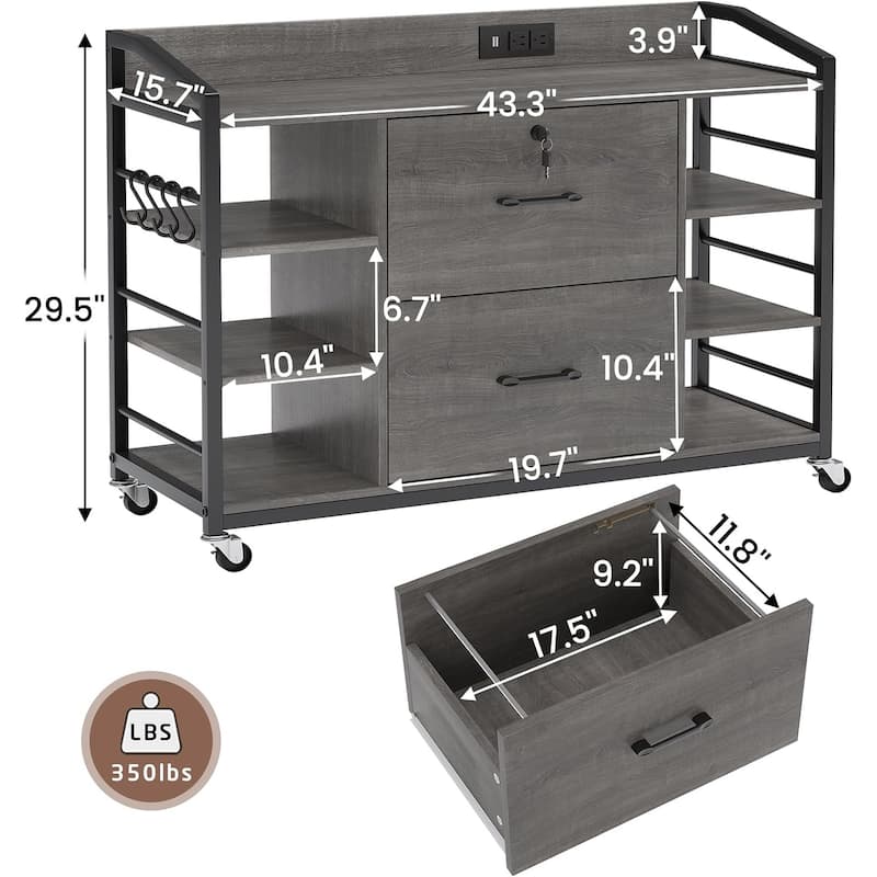 File Cabinet Legal Letter, A4 Size Drawers Mobile Filing Cabinet