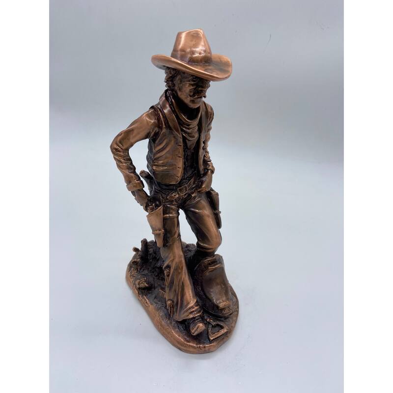 Cowboy with Saddle