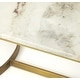 preview thumbnail 2 of 0, Butler Corsini Marble & Metal Coffee Table
