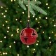 preview thumbnail 1 of 6, Jingle Bell Hanging Christmas Ornament - 4" - Red