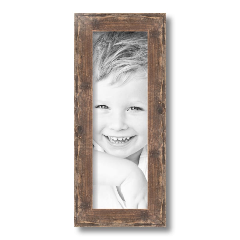ArtToFrames Bosswood Rustic 5x15 Inch Picture Frame, 1.63 Inch Wood Poster Frame Available in Multiple Colors (SM-SC-5x15)