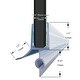 preview thumbnail 7 of 18, ELEGANT Shower Door Sweep Bottom Wipe Drip Waterproof Seal Strips 36" - fit for 10mm glass
