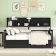 preview thumbnail 63 of 72, Daybed Bed Frame with 2 Drawers and Bedside Shelves