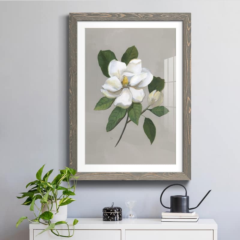 Botanical Magnolia-Premium Framed Print - Ready to Hang