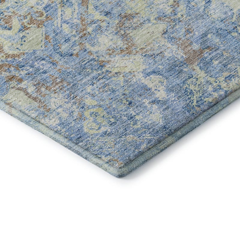 Premium Washable Super Soft Trellis Distressed Mayfield Rug