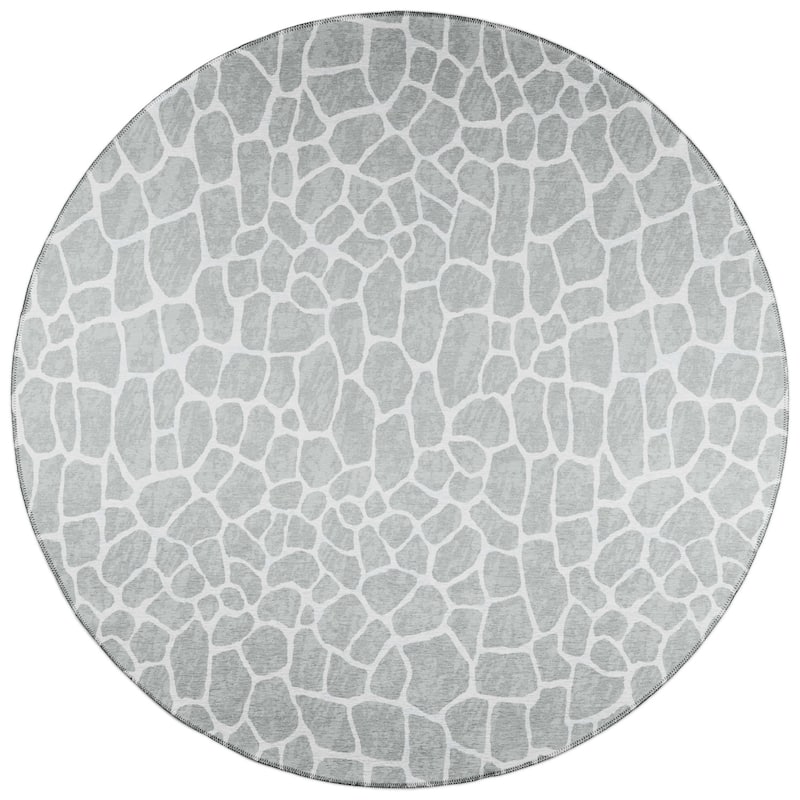 Addison Safari Giraffe Animal Print Area Rug