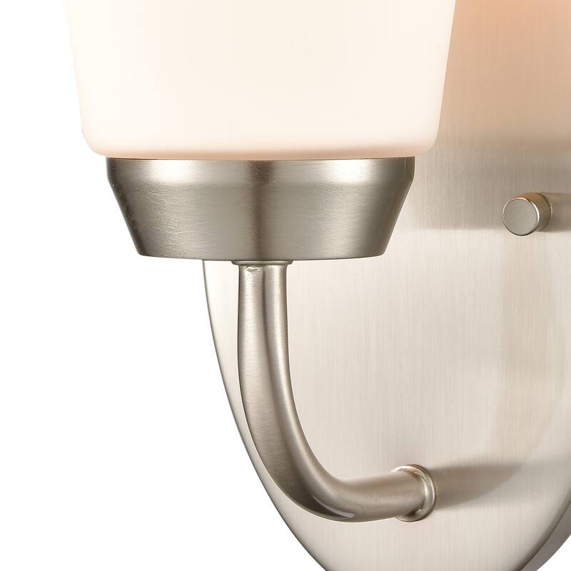 Winslow 10.5-inch High 1-Light Sconce in Brushed Nickel - 10.5 inch Tall