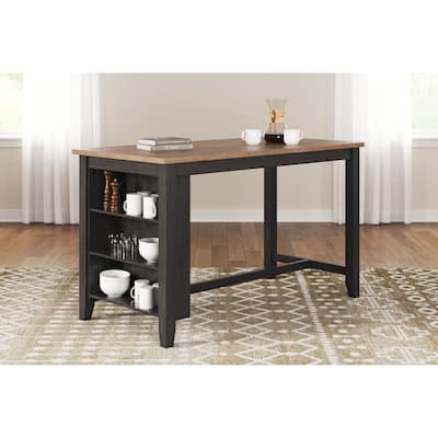 Signature Design by Ashley Gesthaven Counter Height Dining Table - 60" W x 30" D x 36" H