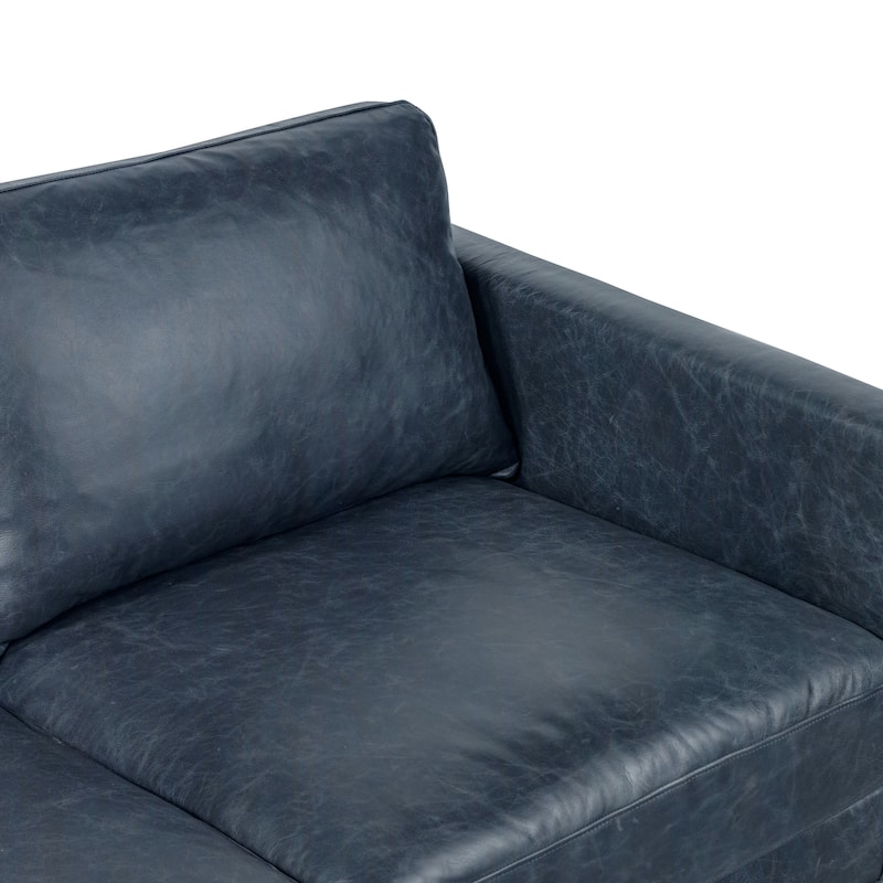 Poly & Bark Nolita 85" Sofa - Full Grain Genuine Italian Leather