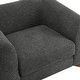 preview thumbnail 53 of 53, Tina Modern Upholstered Boucle Arm Club Chair by Christopher Knight Home