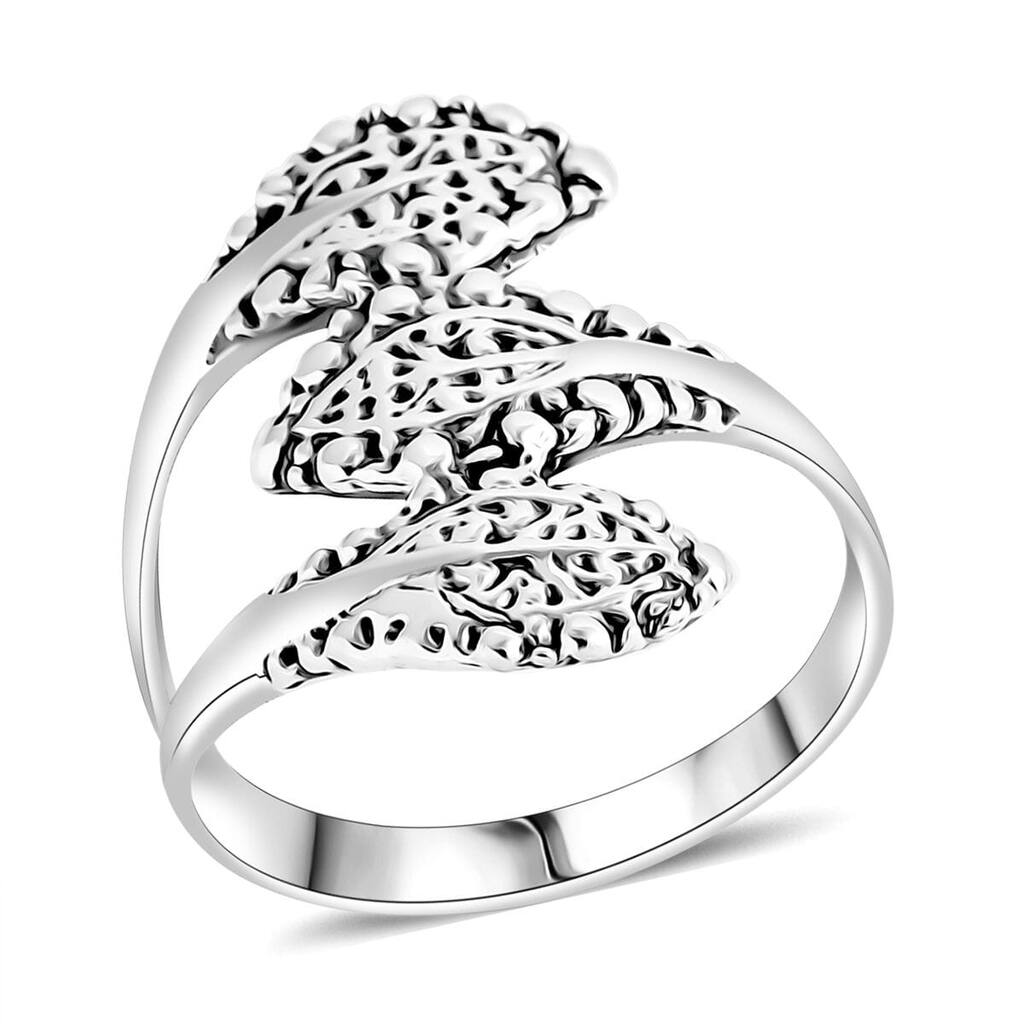 Shop LC Sterling Silver Ring Size 10 4.53 Grams