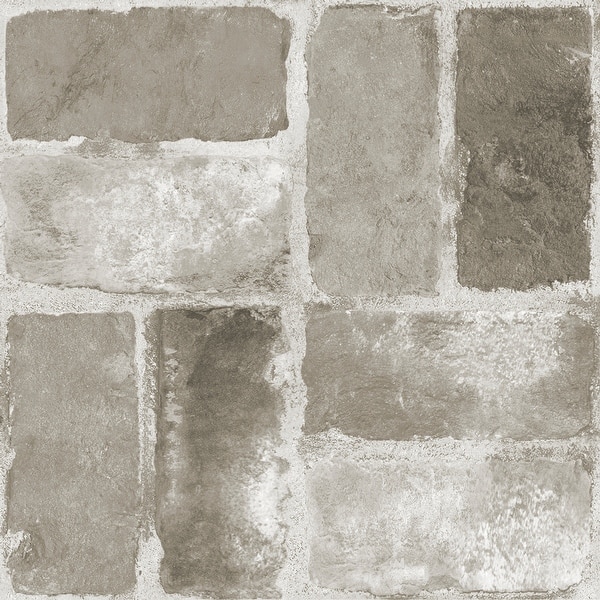 FloorPops Virgin Vinyl Grey FP3294 Harvard Brick Grey Peel & Stick Floor Tiles FloorPops Virgin Vinyl Grey FP3294 Harvard Brick Grey Peel & Stick Floor Tiles