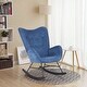 preview thumbnail 1 of 46, Carson Carrington Mid-century Modern Velvet Rocker Accent Chair