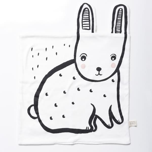 slide 2 of 5, Wee Gallery Snuggle Blanket - Bunny