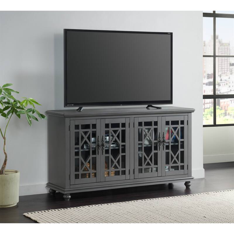The Curated Nomad Mentezuma 63-inch TV Stand - Grey