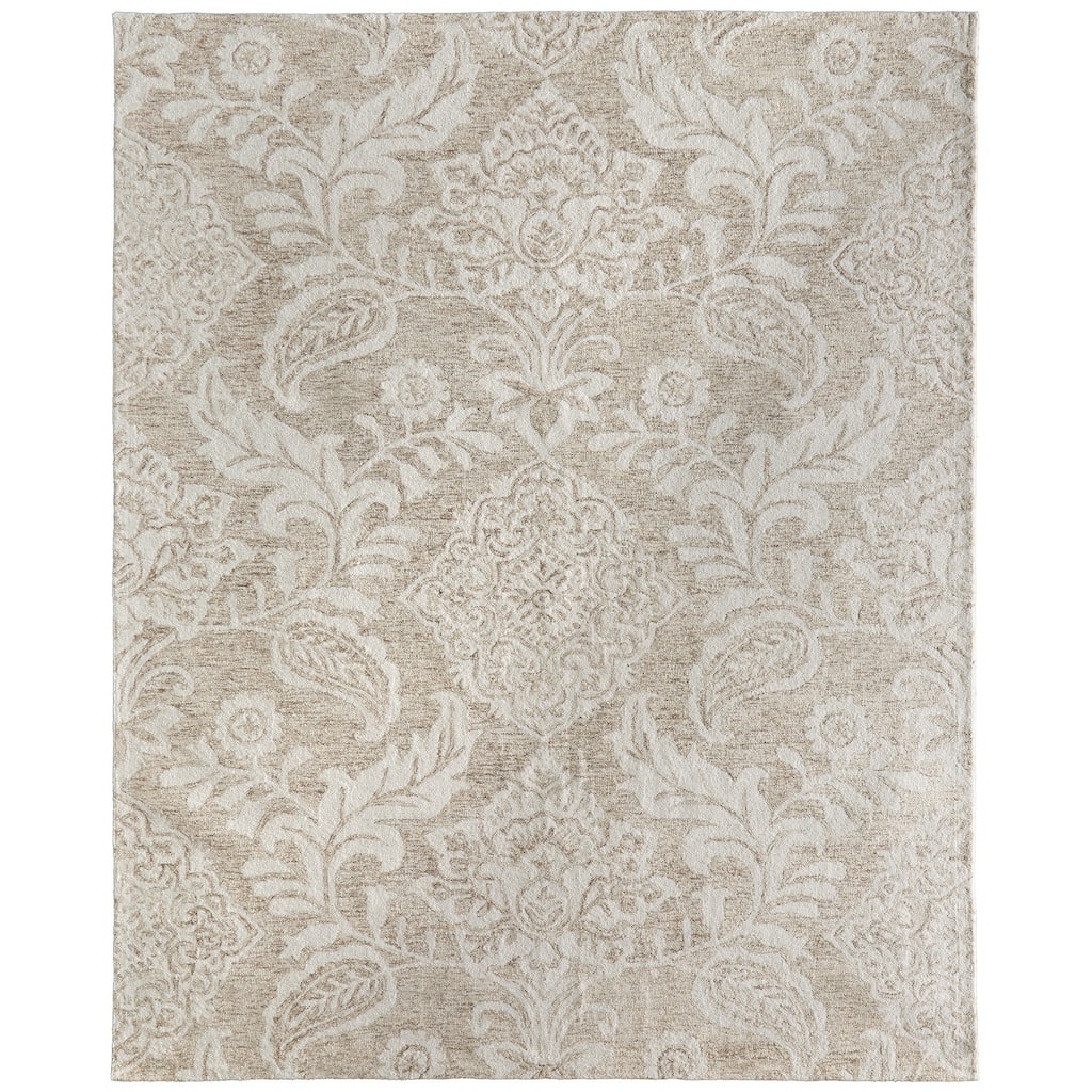 Grand Bazaar Natal Hand Tufted Medallion Transitional Area Rug