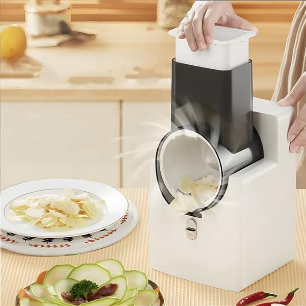MultiFunctional Electric Vegetable Slicer Dicer Chopper Bed Bath