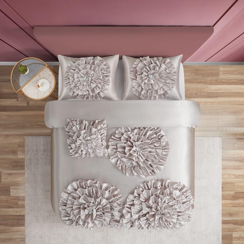 Florence 5 Piece Floral Comforter Set